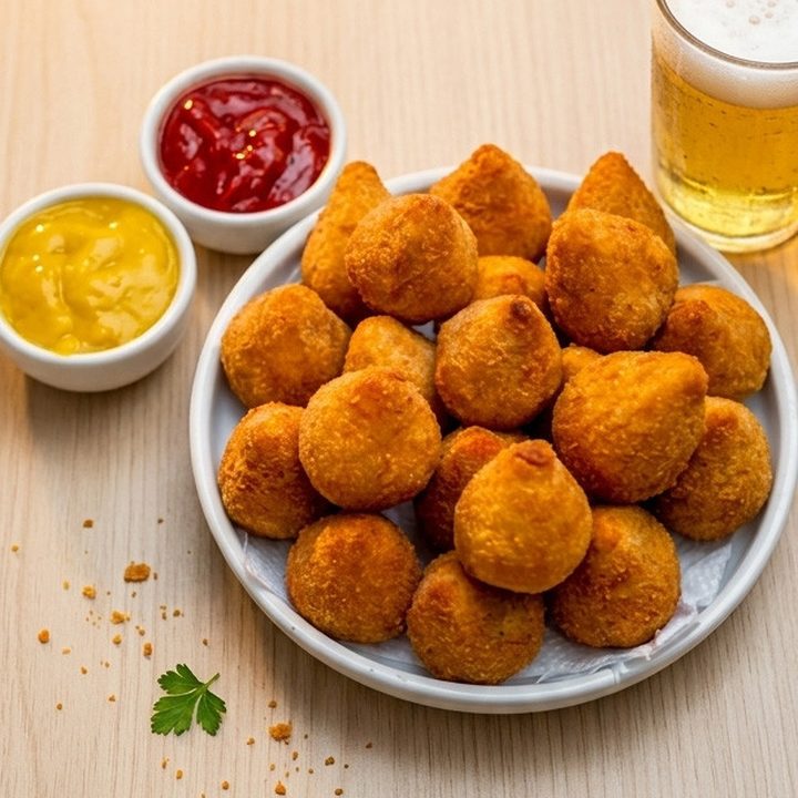 Porção de coxinha